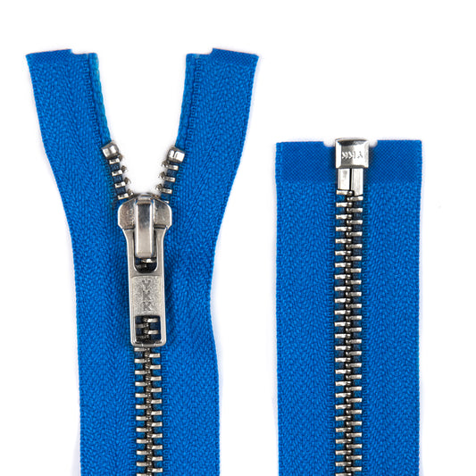 Metal YKK zipper RMNOR-56 DA C5 PE14 (918) Royal Blue